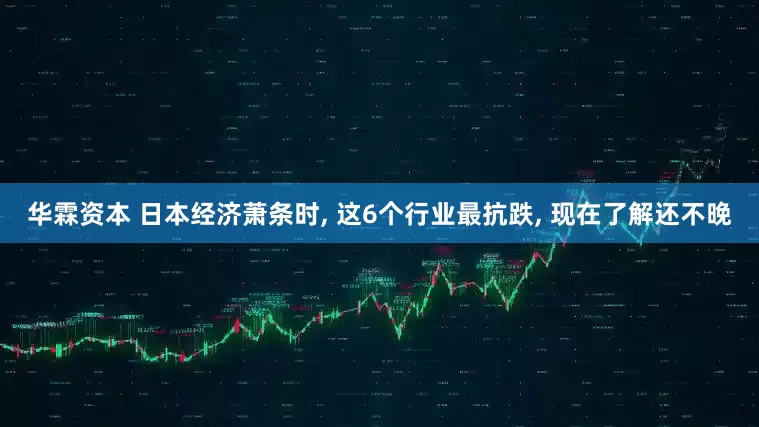 华霖资本 日本经济萧条时, 这6个行业最抗跌, 现在了解还不晚